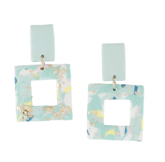 C - Squared Earrings - IFUL BOUTIQUE