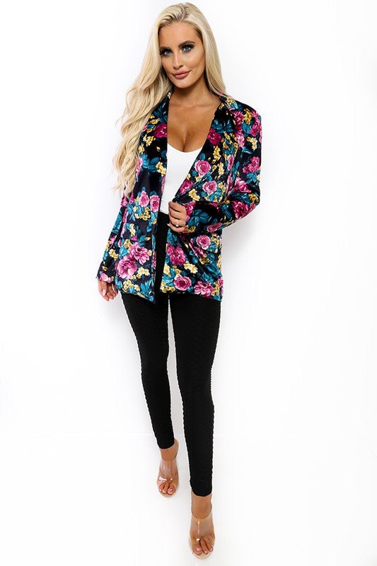 Floral Blazer - IFUL BOUTIQUE